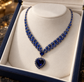 Collier Saphir  — L’élégance en bleu