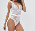 Sexy Body plongeant en dentelle -Sodalite