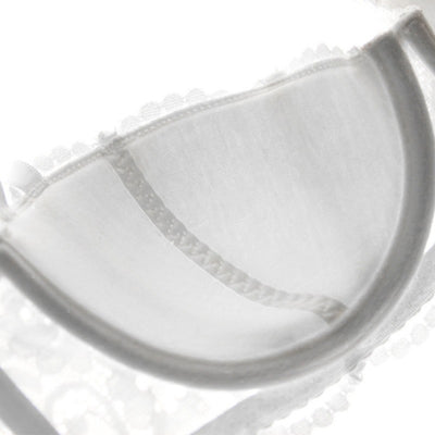 Ensembles VIP demi tasse en  broderie / 4pièces  - Carla