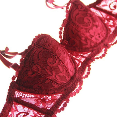 Ensembles VIP demi tasse en  broderie / 4pièces  - Carla